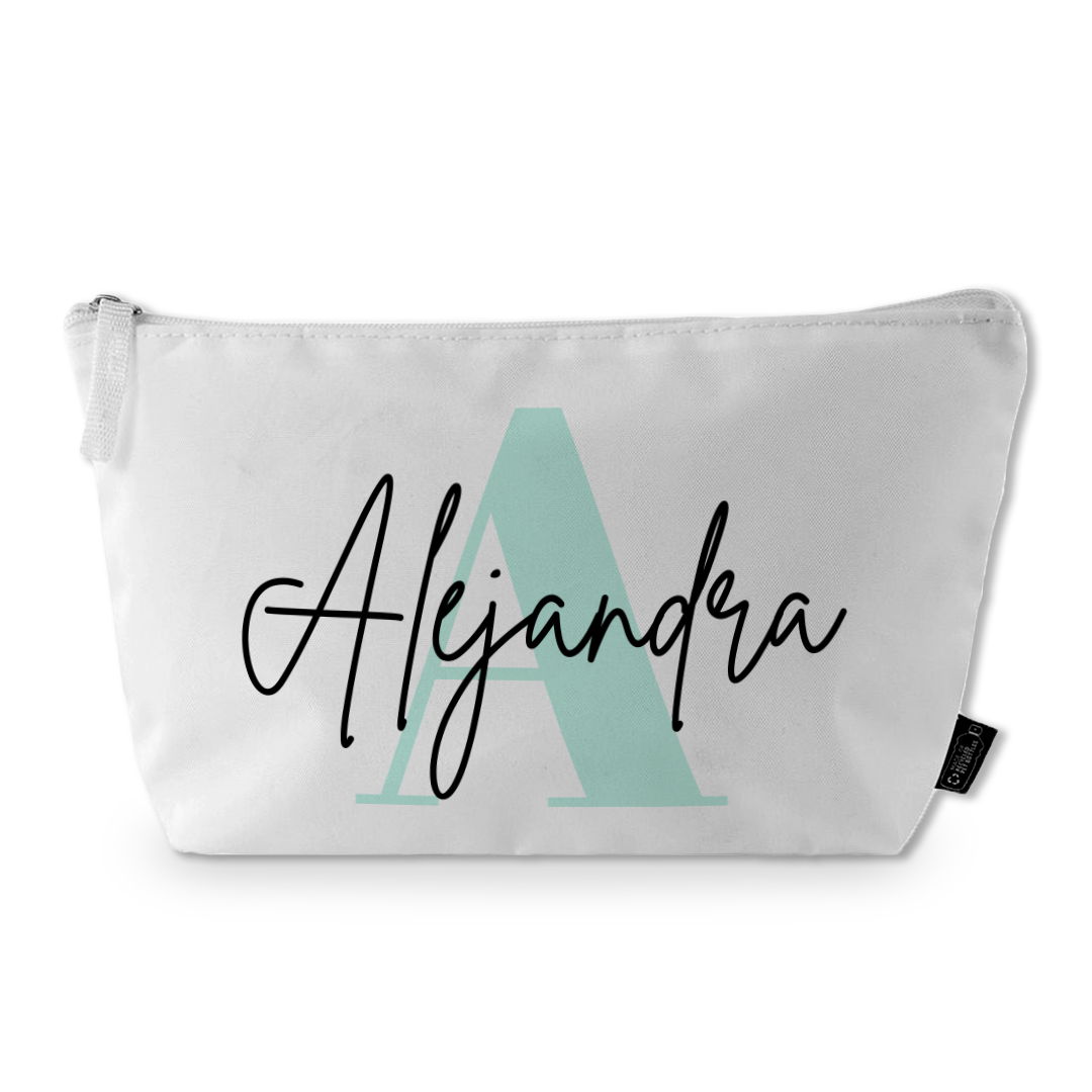 Neceser Grande Personalizado con Inicial y Nombre Elegante