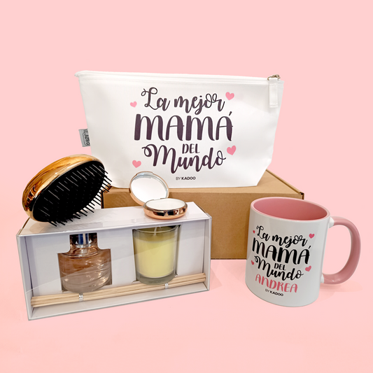 Pack Regalo Personalizado Día de la Madre - La Mejor Mamá del Mundo