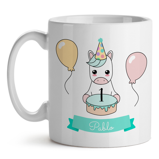 Taza Personalizada Cumpleaños Mi Primer Añito
