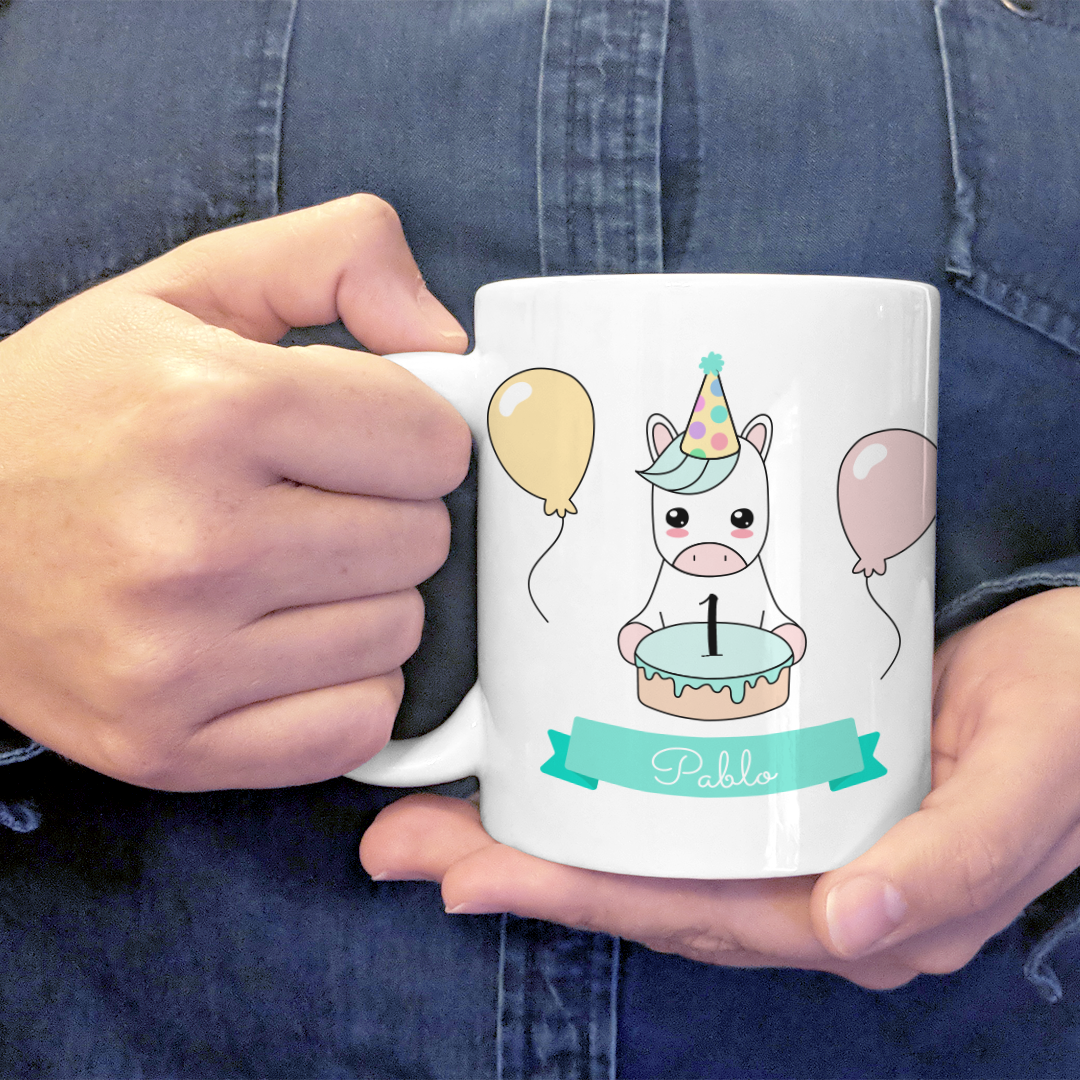 Taza Personalizada Cumpleaños Mi Primer Añito