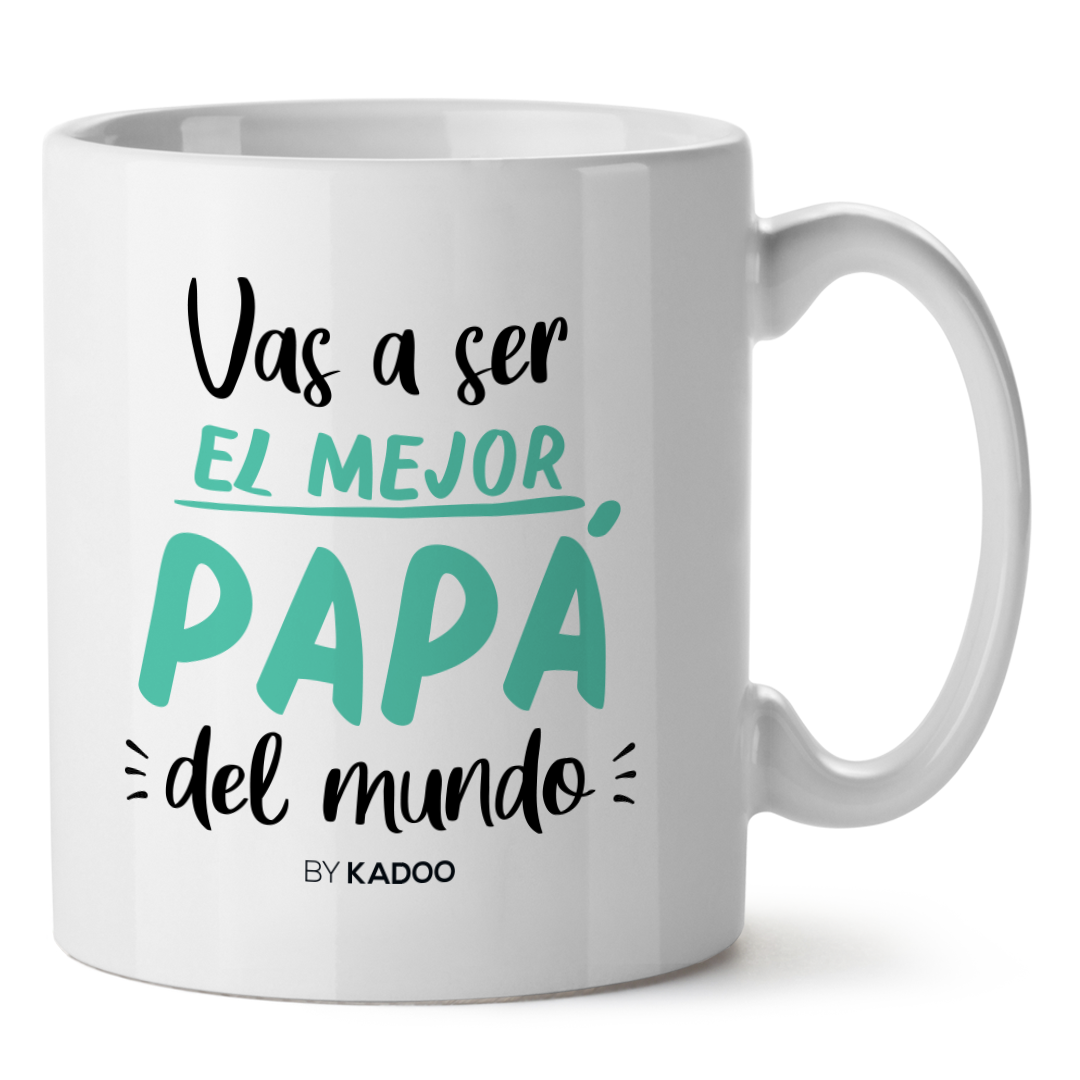 Taza Personalizada Día del Padre Vas A Ser El Mejor Papá Con Foto