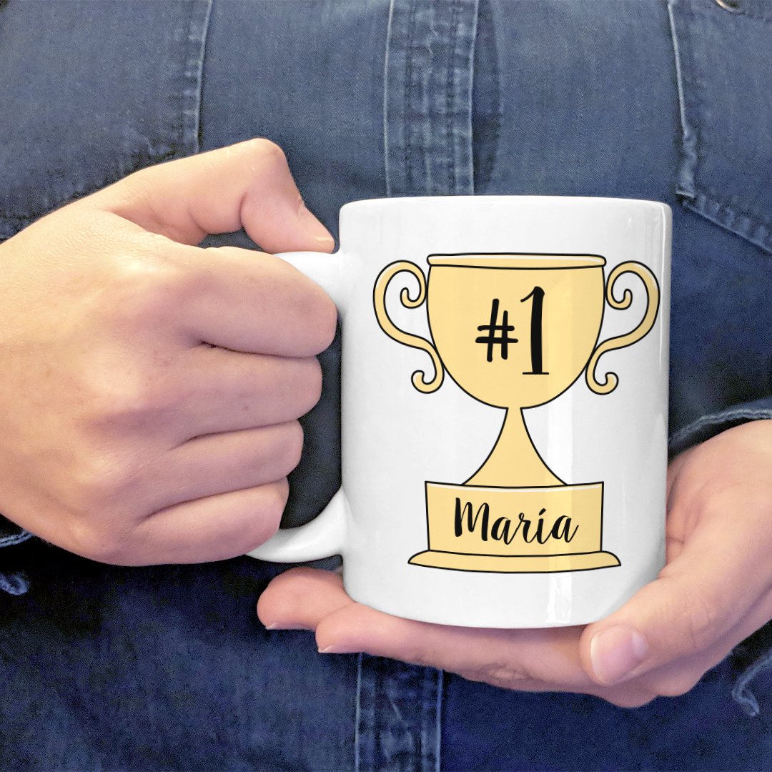 Taza Personalizada Día De La Madre Mamá Eres La Number One Con Nombre