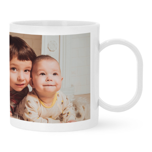 Taza de Plástico Personalizada con Foto y Texto o Nombre para Niños | Vuelta al Colegio/Guardería