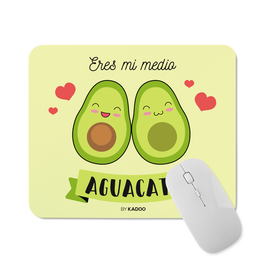 Alfombrilla de Ratón San Valentín Eres Mi Medio Aguacate