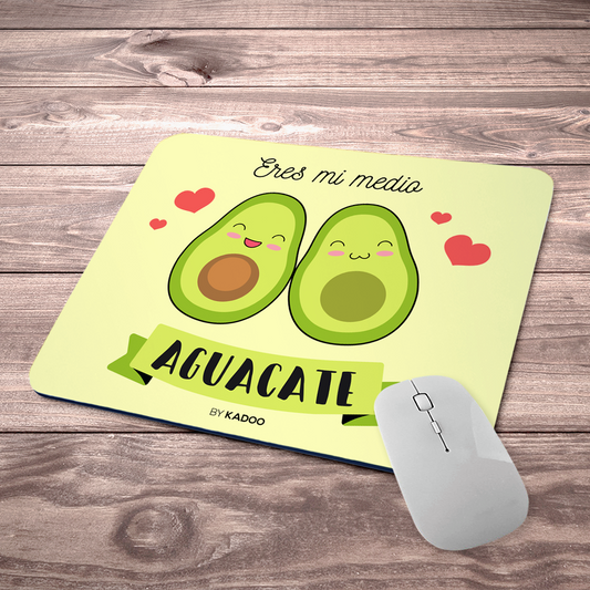 Alfombrilla de Ratón San Valentín Eres Mi Medio Aguacate