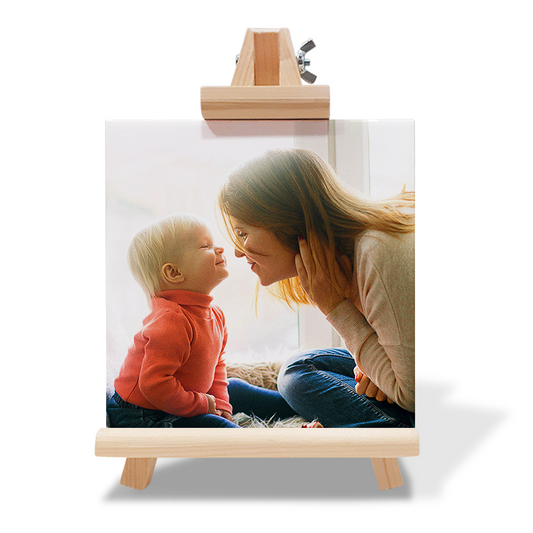 Portafotos de Azulejo Personalizado con Foto o Texto