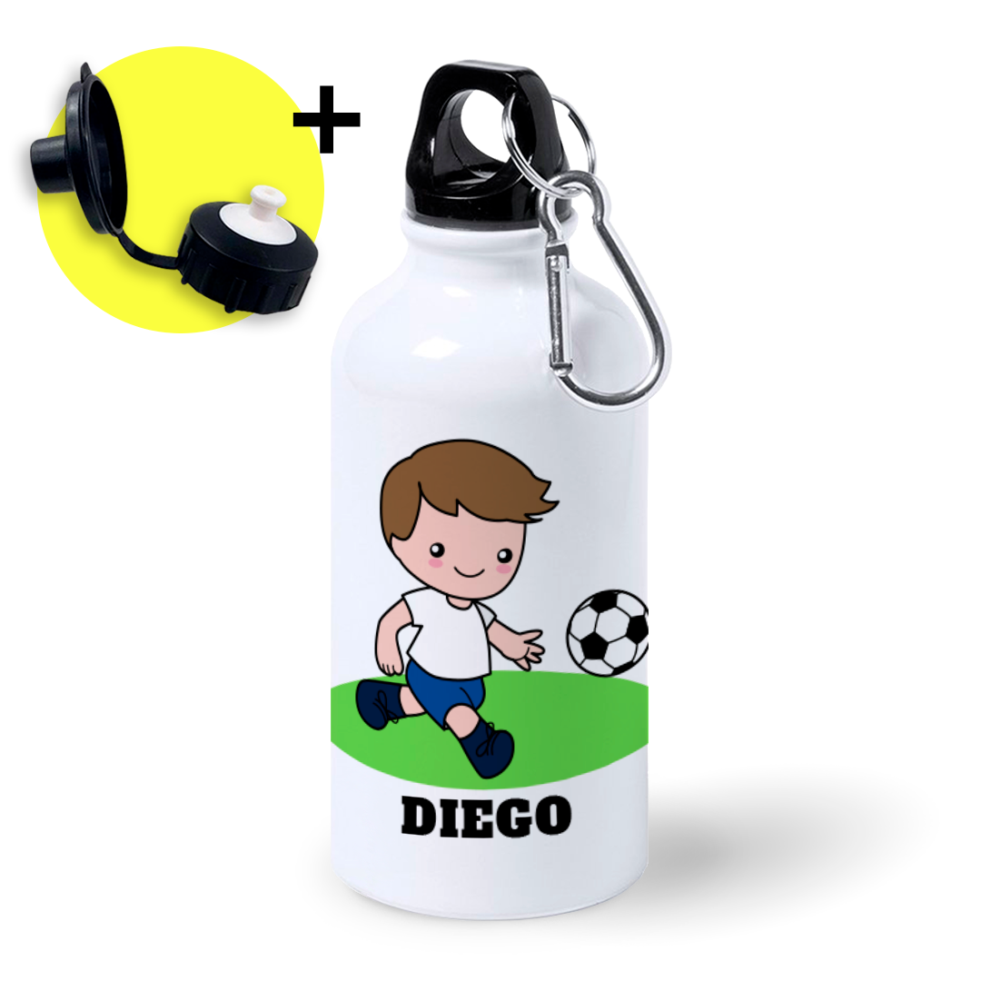 Botella de Aluminio Personalizada Infantil Equipos Fútbol