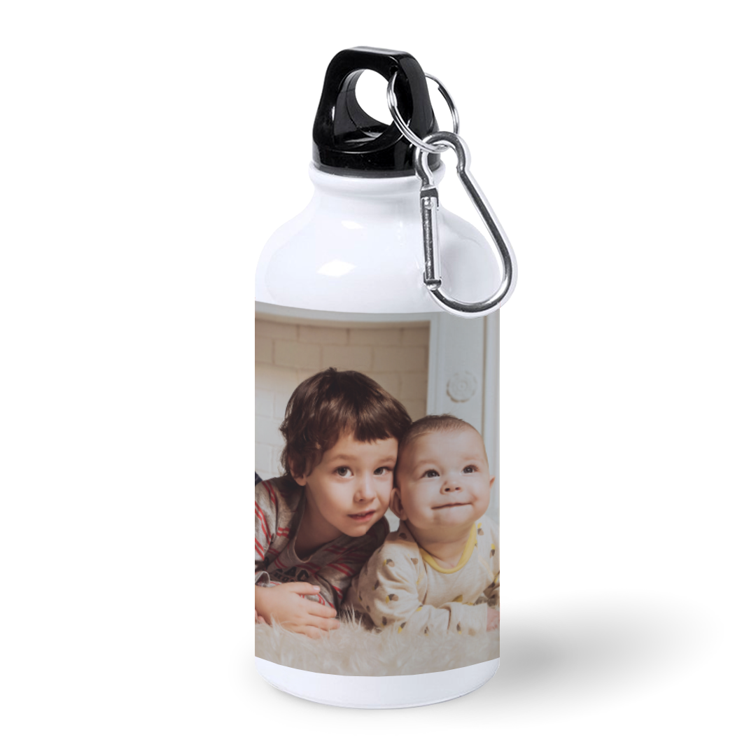 Botella de Aluminio Personalizada con Foto y Texto