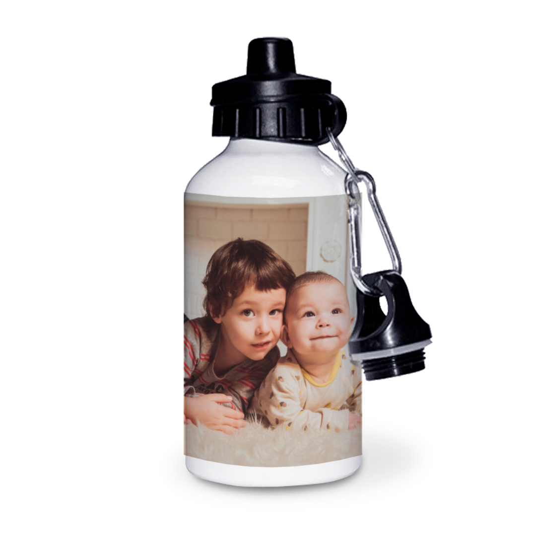 Botella de Aluminio Personalizada con Foto y Texto