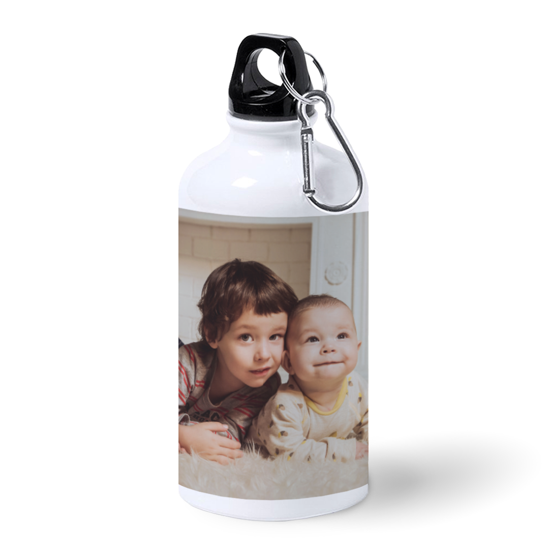 Botella de Aluminio Personalizada con Foto y Texto
