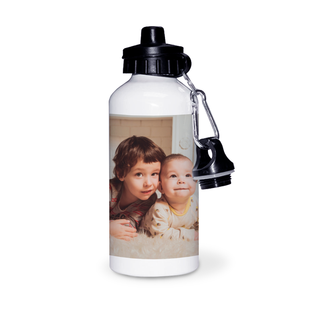 Botella de Aluminio Personalizada con Foto y Texto