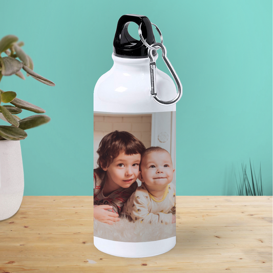 Botella de Aluminio Personalizada con Foto y Texto