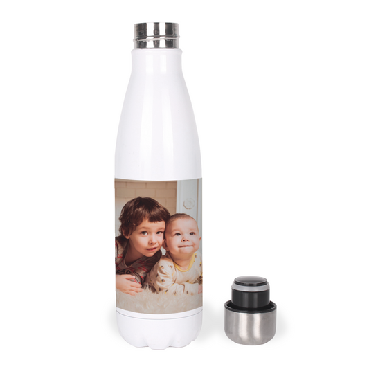 Botella Térmica, Termo de Acero Inoxidable para Agua Personalizada con Foto y Texto