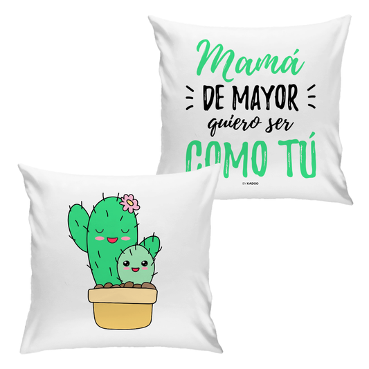 Cojín Día De La Madre Mamá Cactus