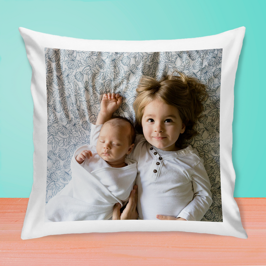 Cojín Personalizado de 40 x 40 cm con Foto y Texto