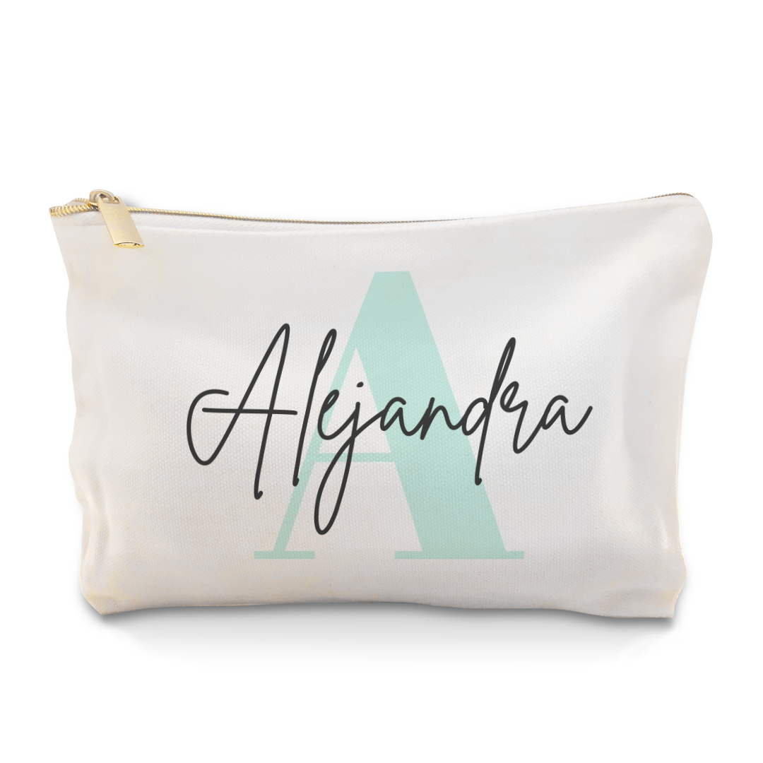 Neceser Personalizado con Inicial y Nombre Elegante
