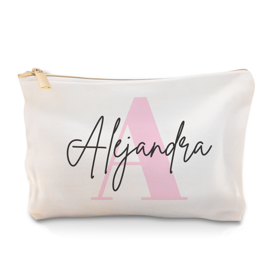 Neceser Personalizado con Inicial y Nombre Elegante