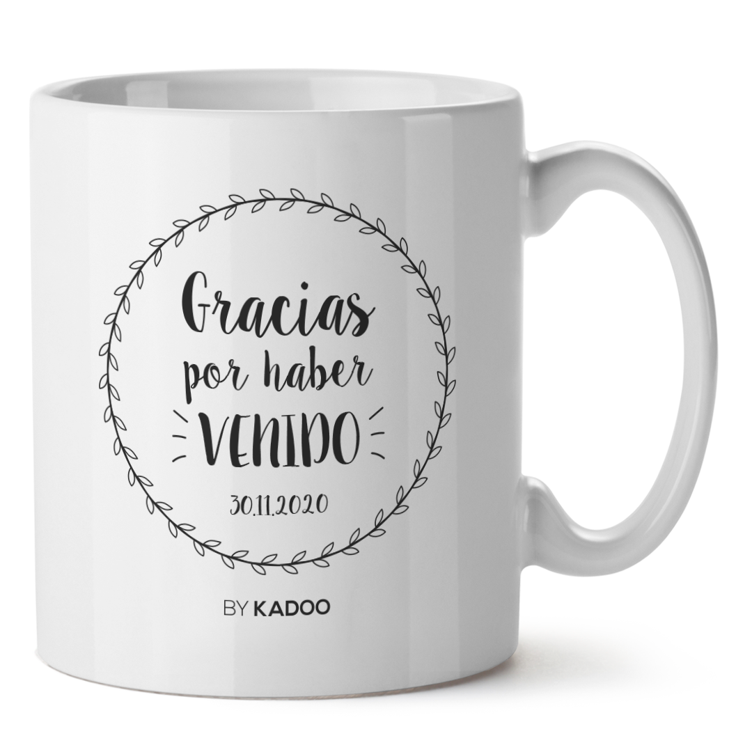 Taza Personalizada Boda Invitados Gracias por Venir