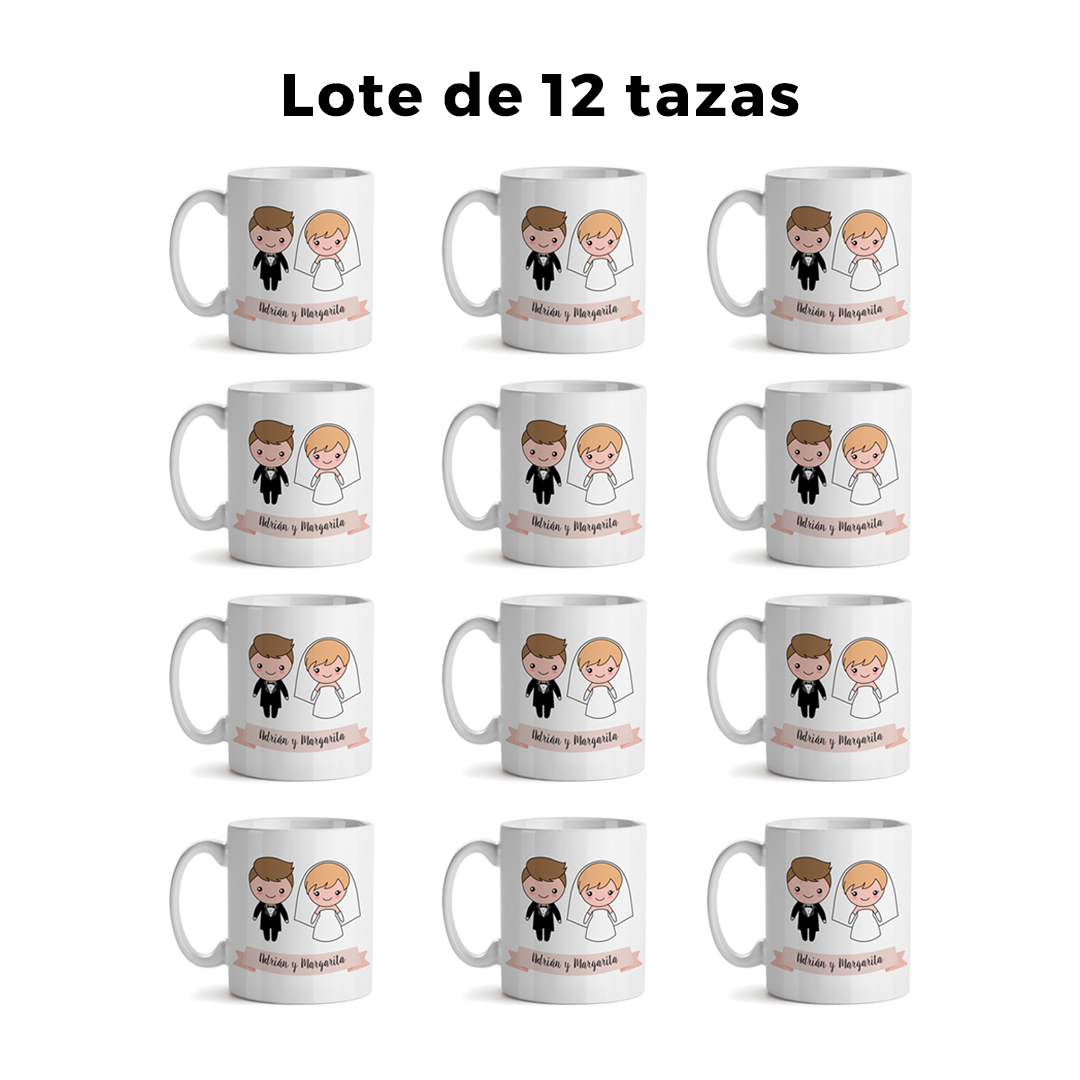 Taza Personalizada Boda Invitados Gracias por Venir