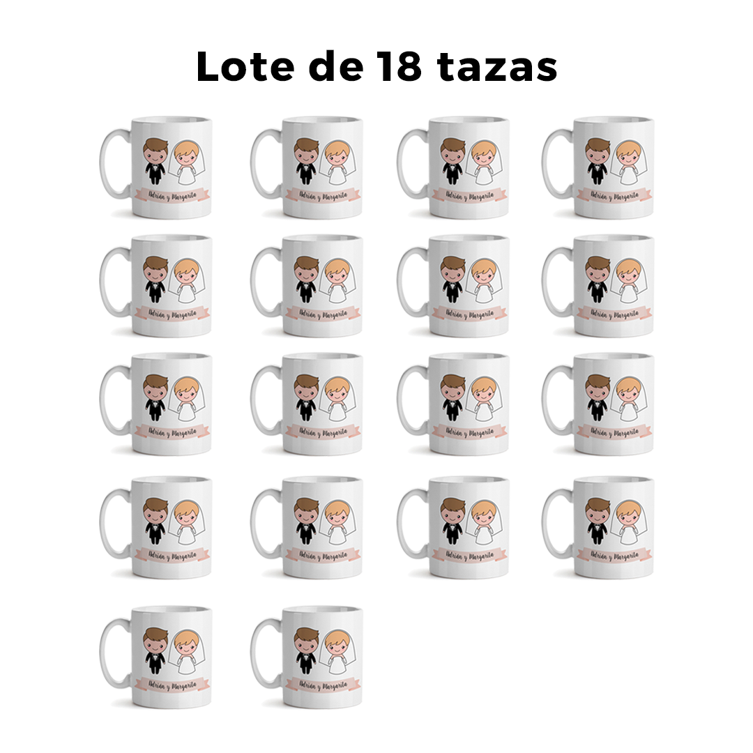 Taza Personalizada Boda Invitados Gracias por Venir