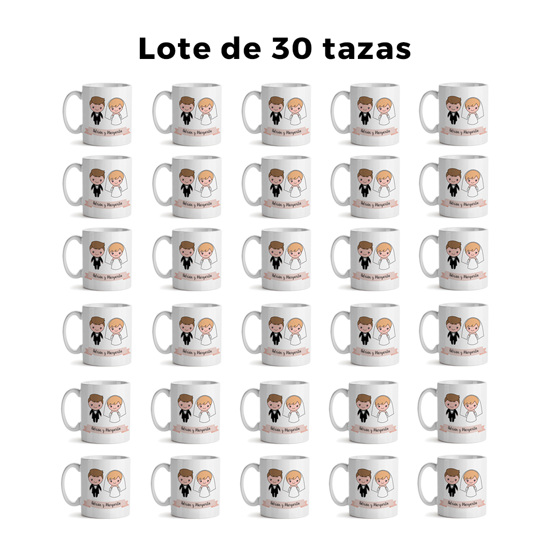 Taza Personalizada Boda Invitados Gracias por Venir