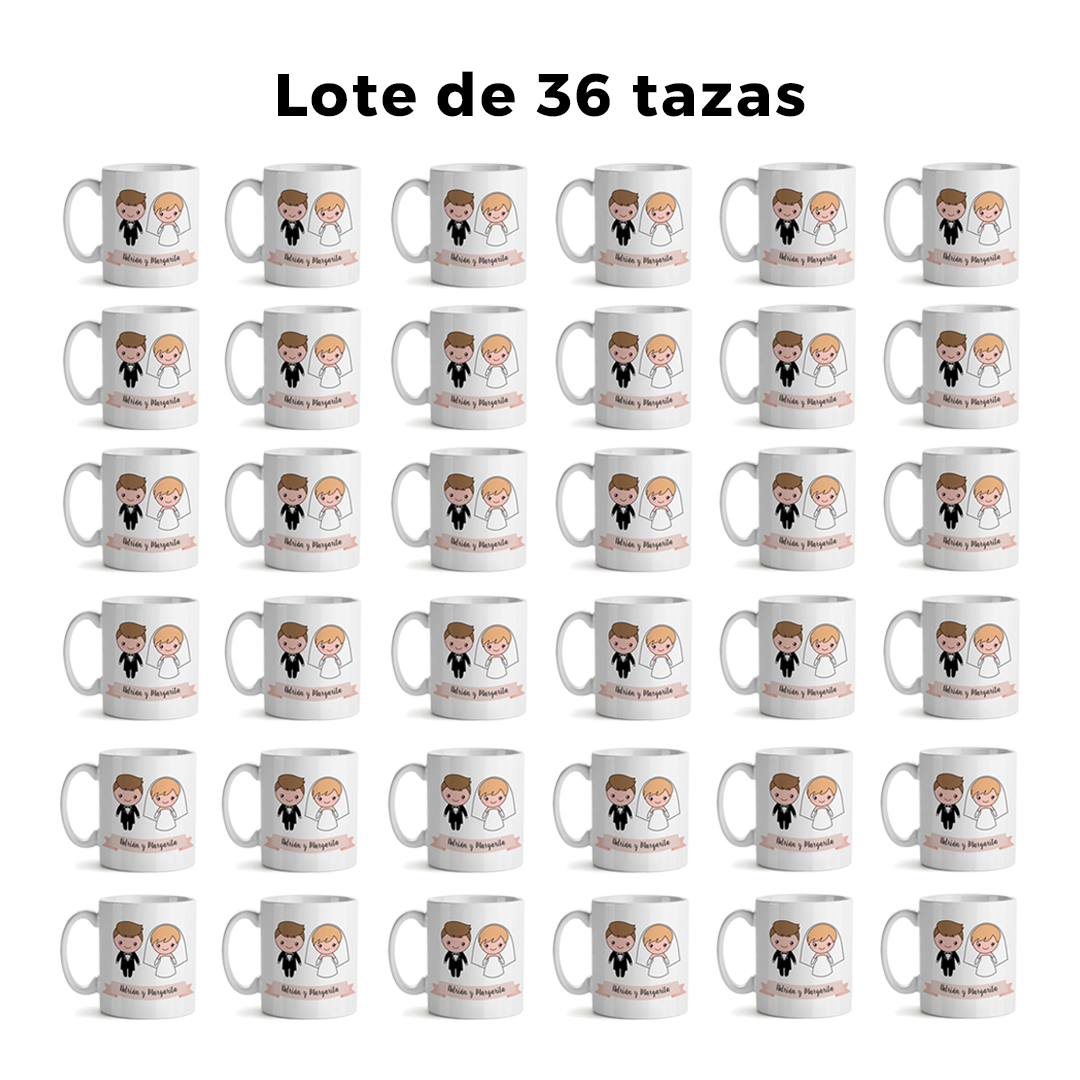 Taza Personalizada Boda Invitados Gracias por Venir