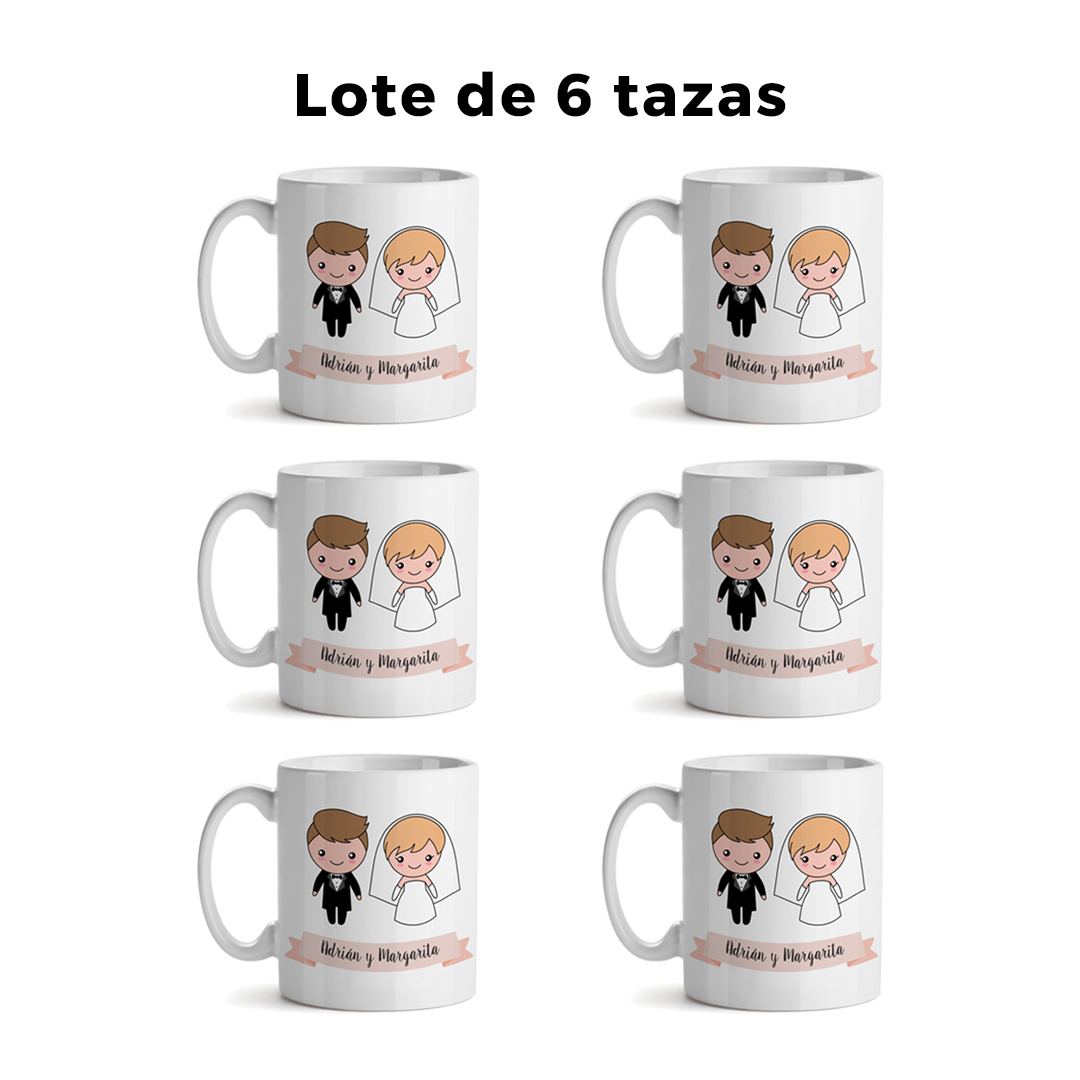 Taza Personalizada Boda Invitados Gracias por Venir