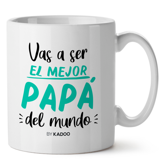 Taza Personalizada Día del Padre Vas A Ser El Mejor Papá Con Foto
