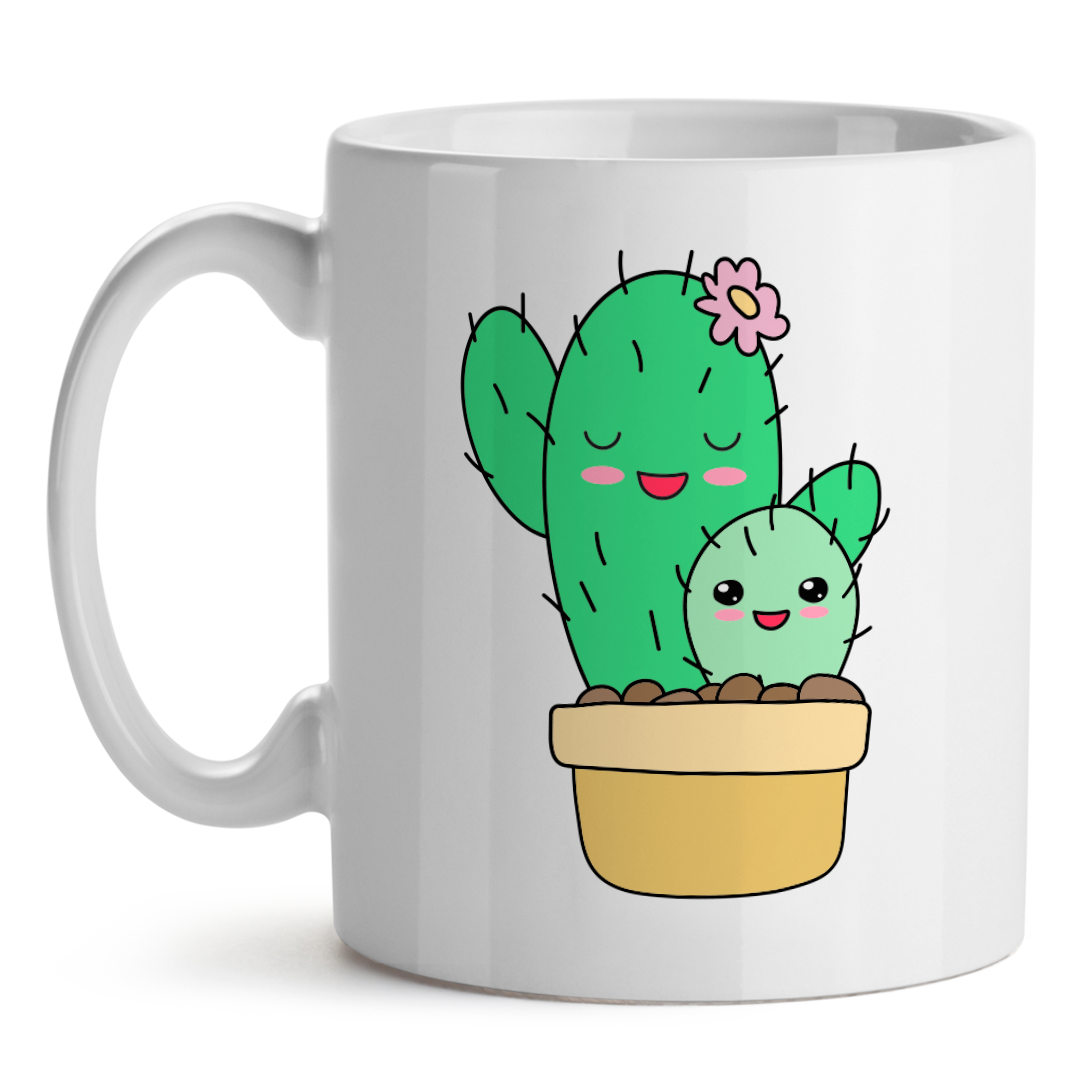 Taza Día De La Madre Mamá Cactus