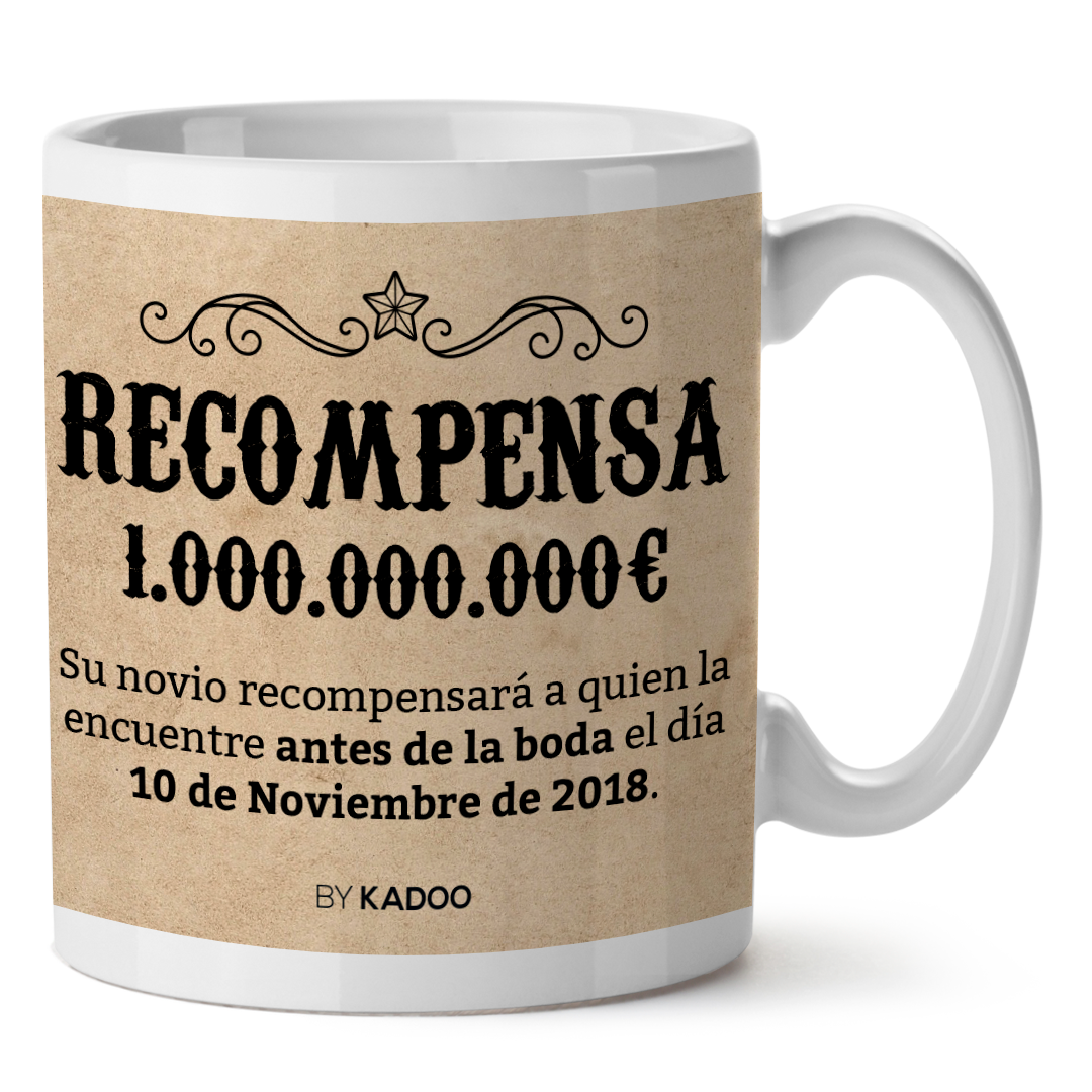 Taza Personalizada Despedida De Soltero Boda Se Buscan Novios