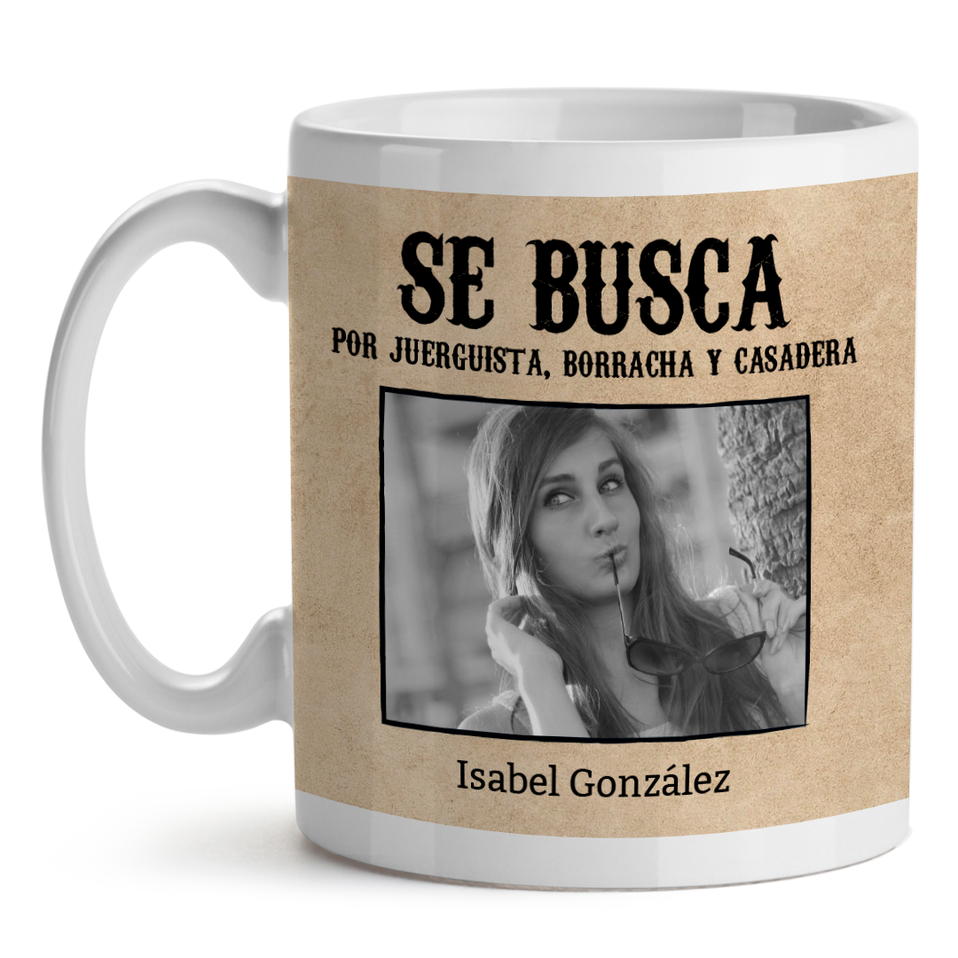 Taza Personalizada Despedida De Soltero Boda Se Buscan Novios