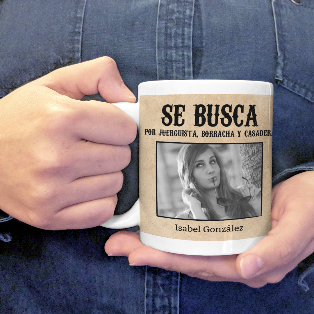 Taza Personalizada Despedida De Soltero Boda Se Buscan Novios