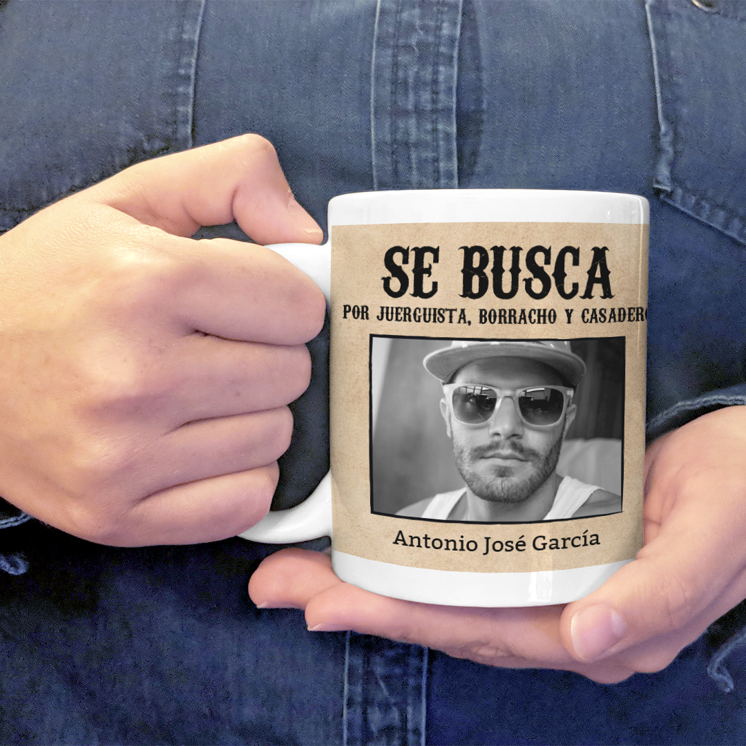 Taza Personalizada Despedida De Soltero Boda Se Buscan Novios