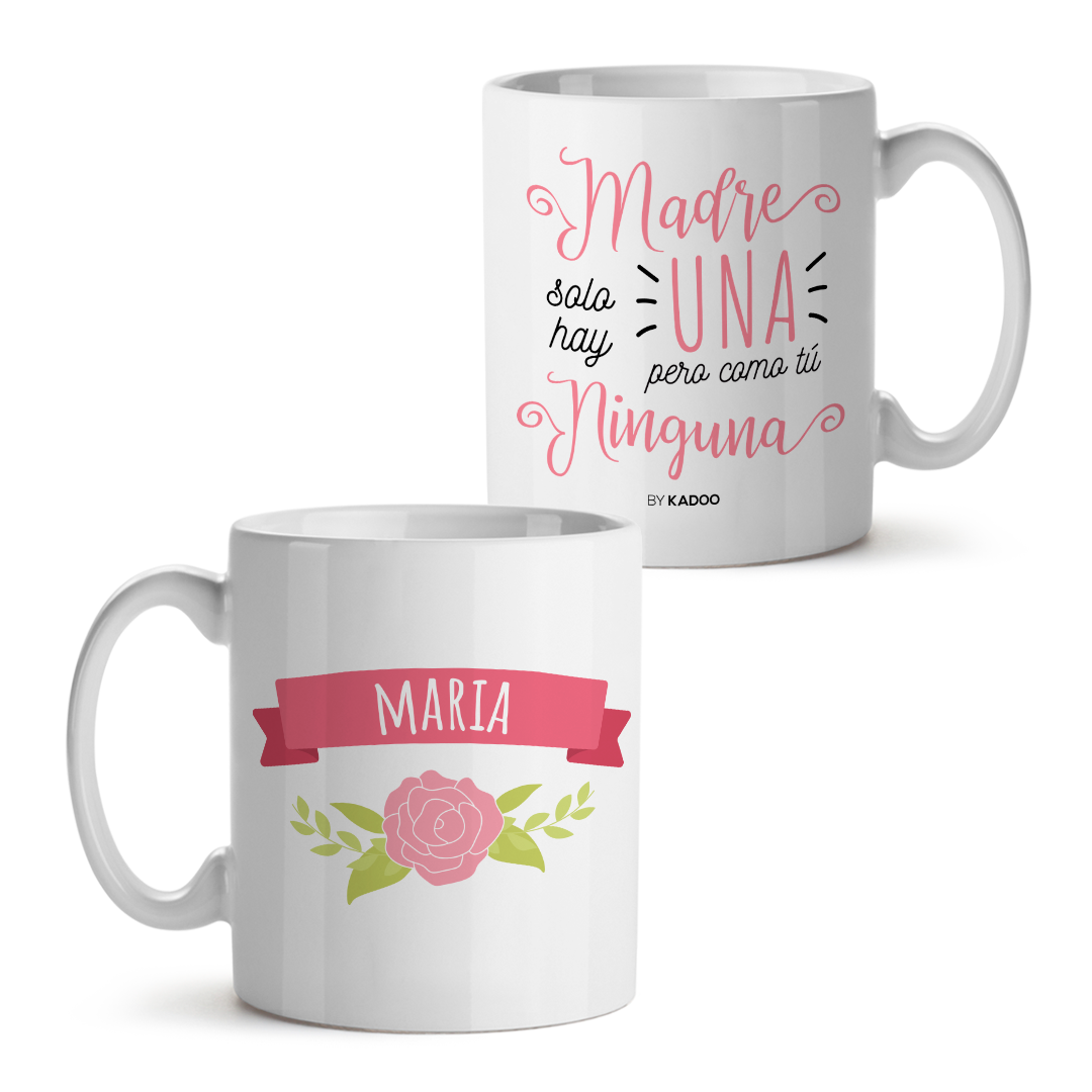 Taza Personalizada Día De La Madre Madre Solo Hay Una