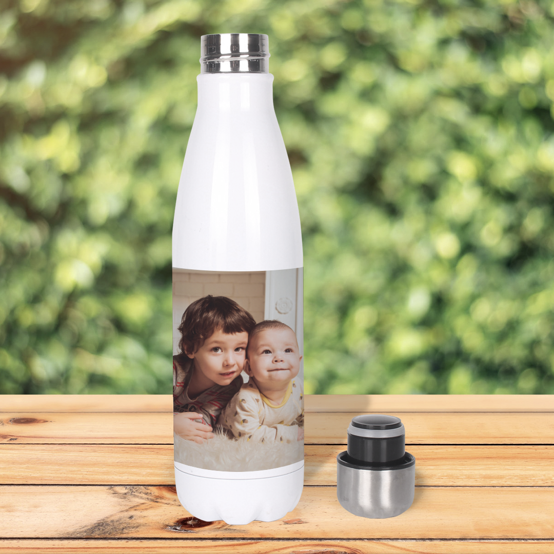 Botella Térmica, Termo de Acero Inoxidable para Agua Personalizada Inf –  Kadoo Regalos