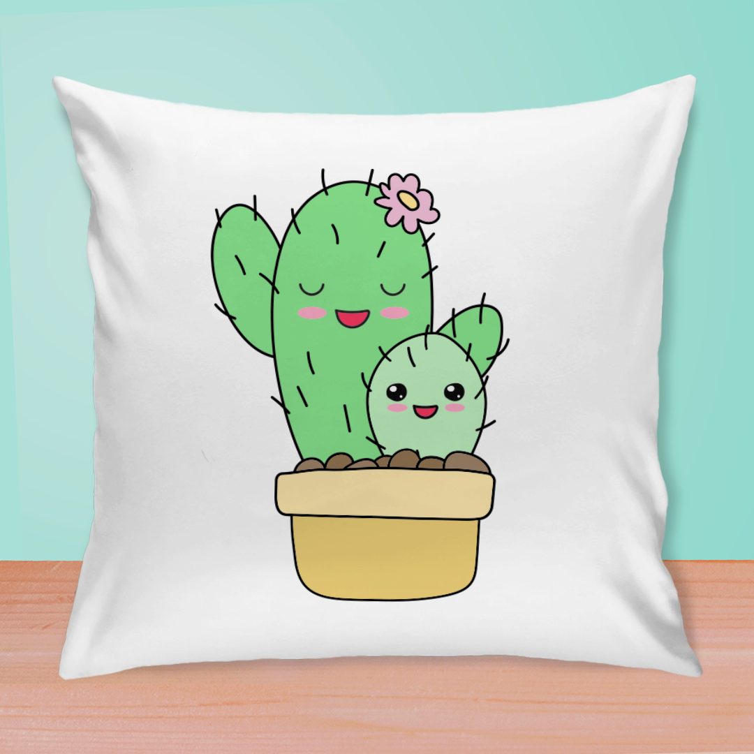 Cojín Día De La Madre Mamá Cactus